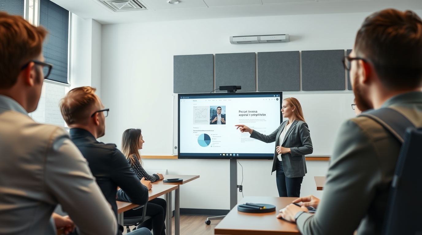 Интерактивная панель EdDrea в школе