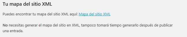 Если вам нужен URL-адрес вашего нового файла Sitemap, вам просто нужно нажать на ссылку с надписью «Sitemap XML», как показано на следующем рисунке: