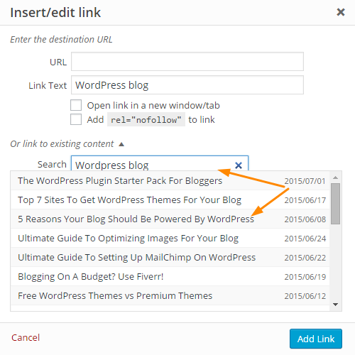 Wykorzystanie WordPress do linkowania wewnętrznego: