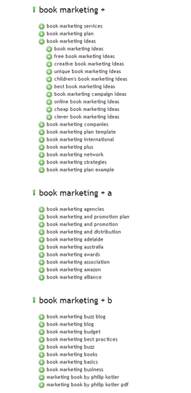 Посмотрите на этот скриншот поиска по слову «книжный маркетинг», и вы поймете, что я имею в виду: