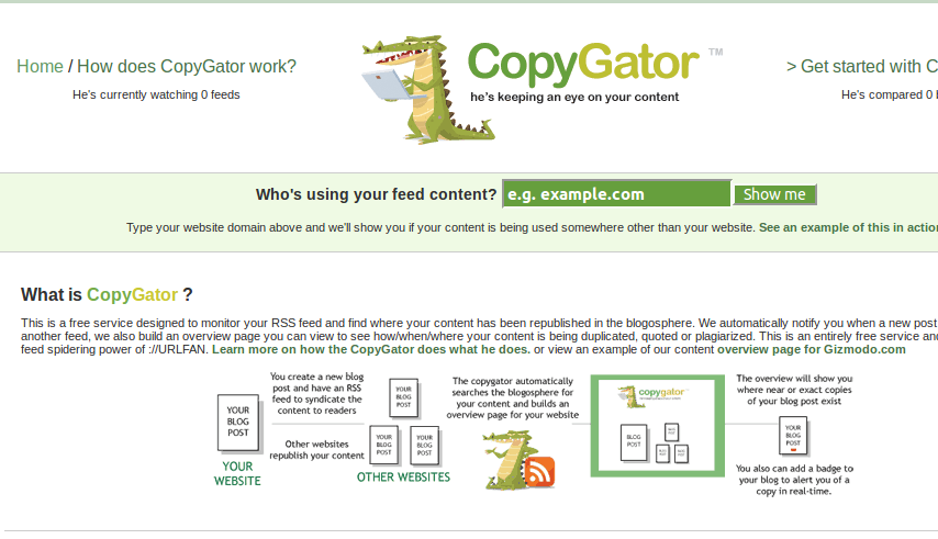 Важно убедиться, что контент уникален и хорошо написан;  для этого вы можете использовать такие инструменты, как   Copyscape   или же   CopyGator   ,